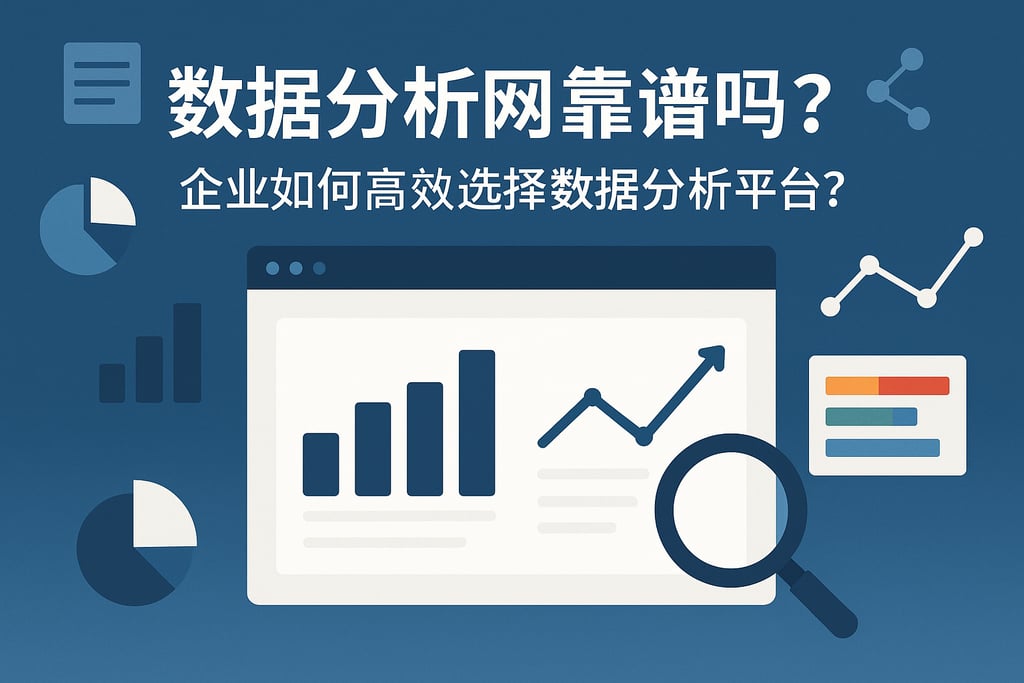数据分析网靠谱吗？企业如何高效选择数据分析平台？