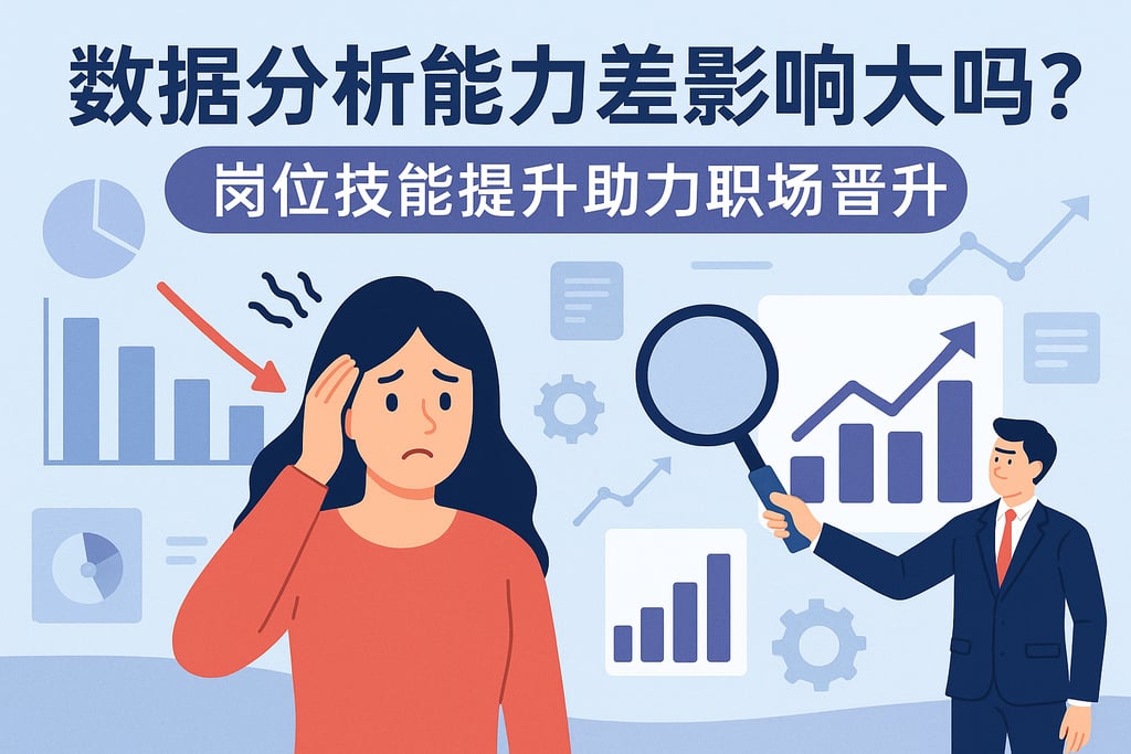 数据分析能力差影响大吗？岗位技能提升助力职场晋升