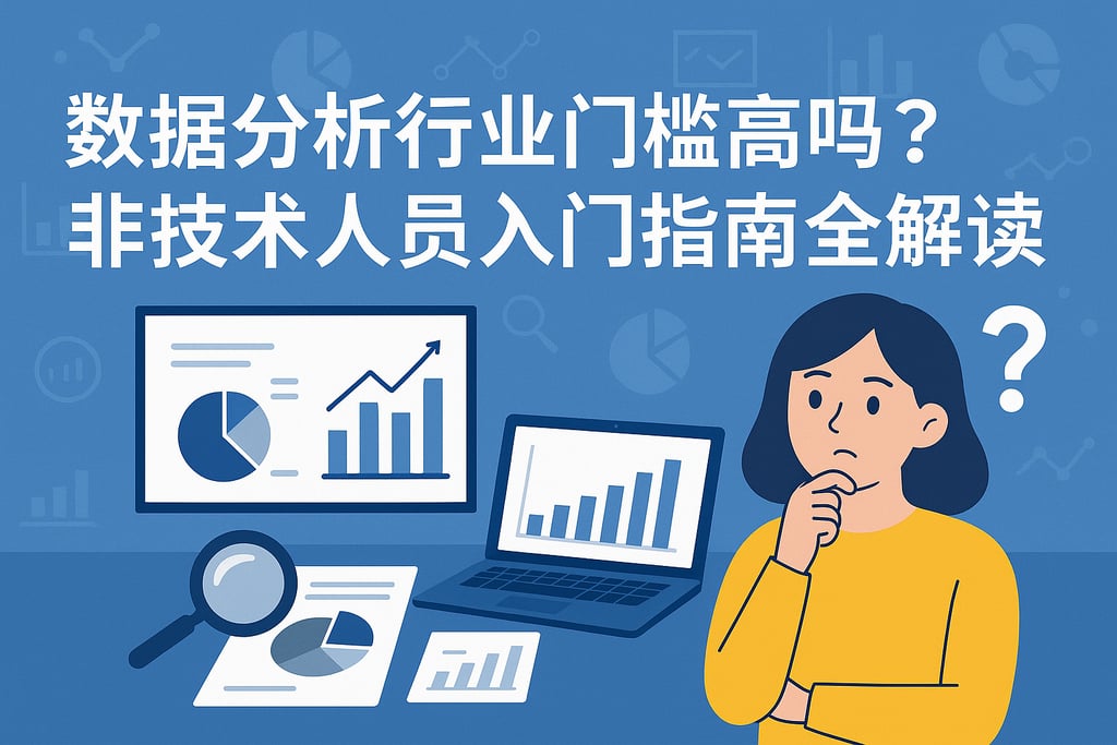 数据分析行业门槛高吗？非技术人员入门指南全解读