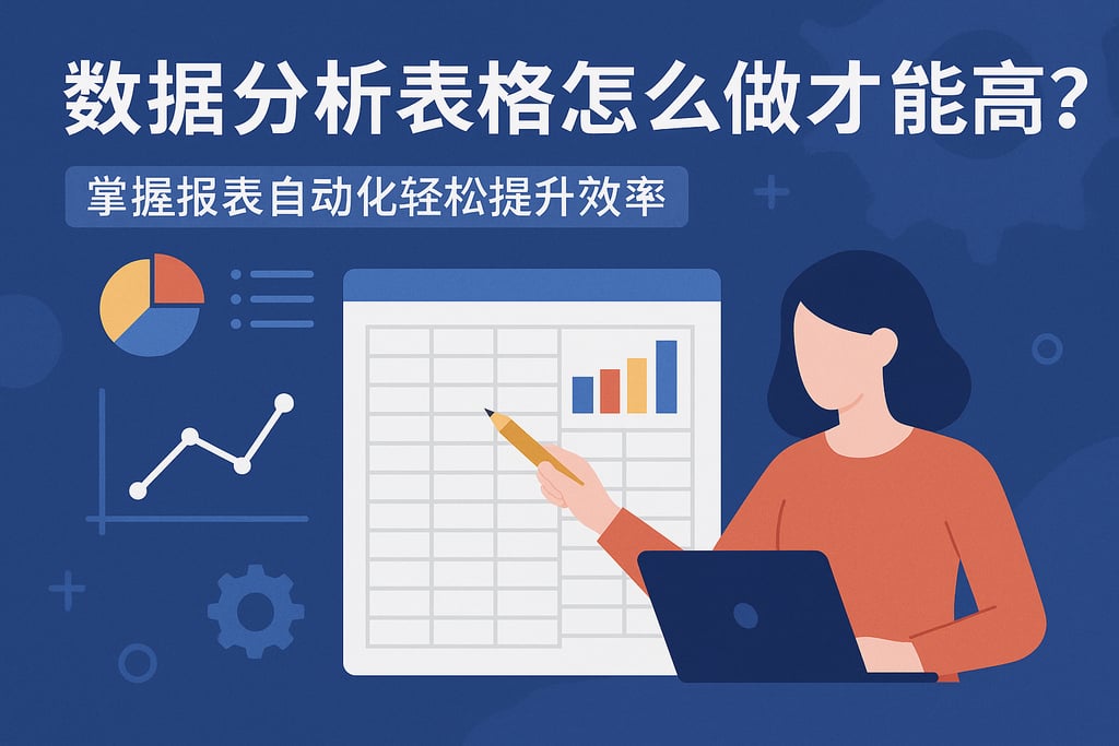 数据分析表格怎么做才能高效？掌握报表自动化轻松提升效率