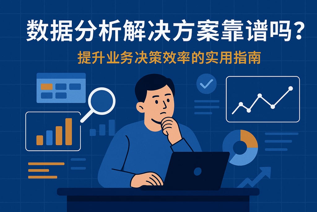 数据分析解决方案靠谱吗？提升业务决策效率的实用指南