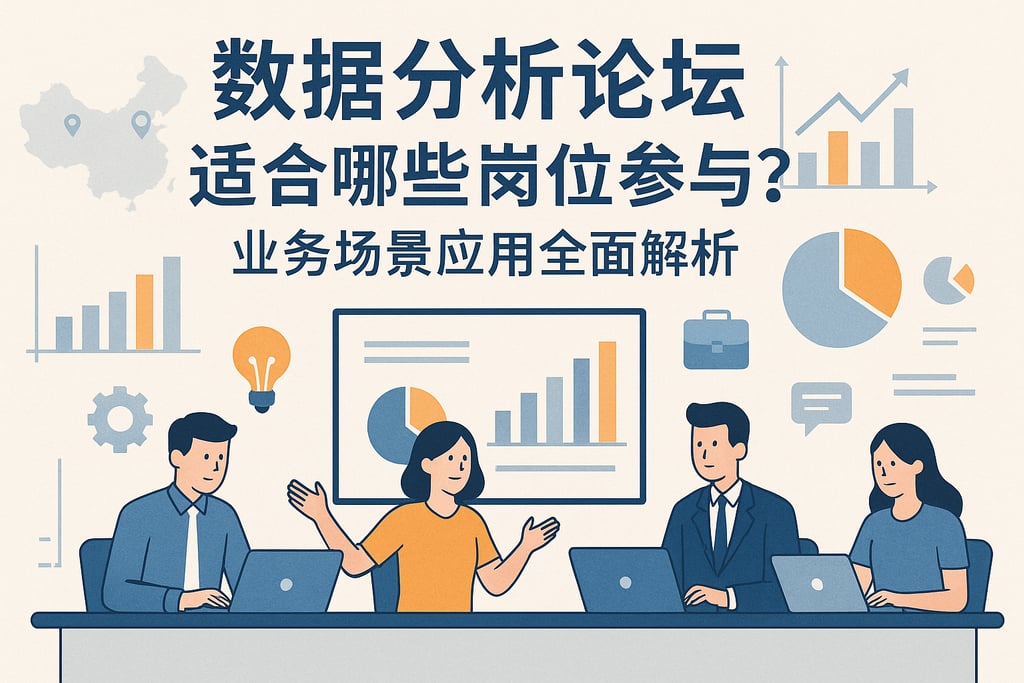 数据分析论坛适合哪些岗位参与？业务场景应用全面解析