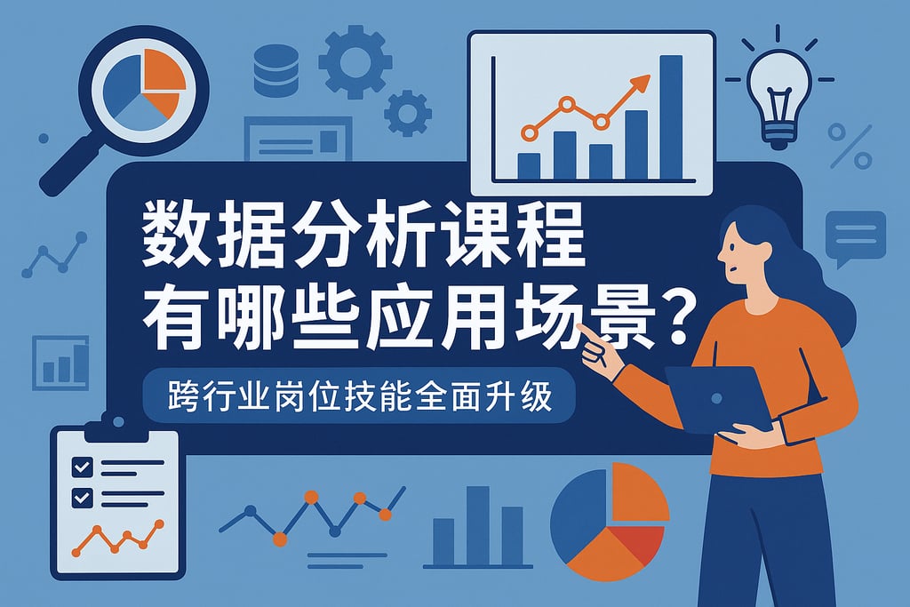 数据分析课程有哪些应用场景？跨行业岗位技能全面升级