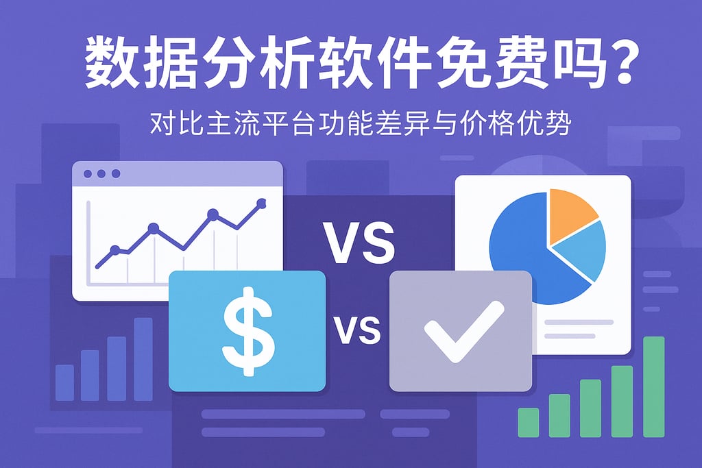 数据分析软件免费吗？对比主流平台功能差异与价格优势