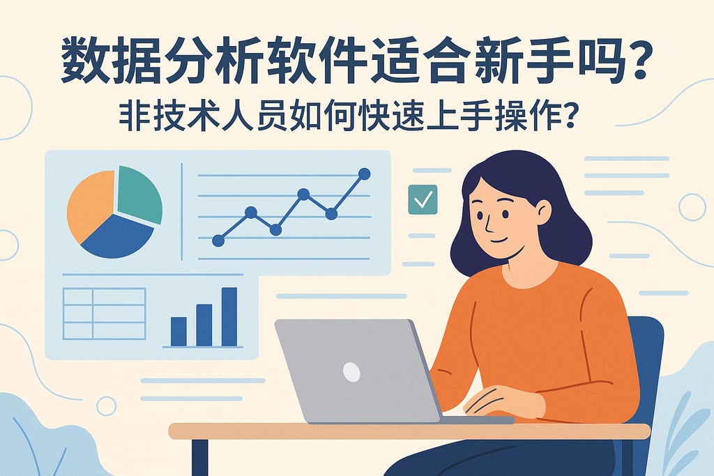 数据分析软件适合新手吗？非技术人员如何快速上手操作？