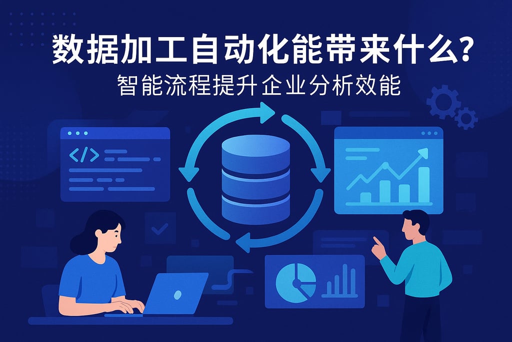 数据加工自动化能带来什么？智能流程提升企业分析效能