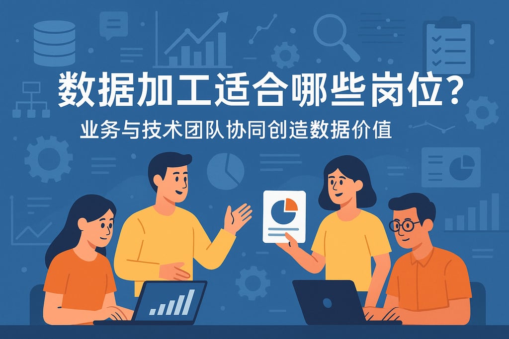 数据加工适合哪些岗位？业务与技术团队协同创造数据价值