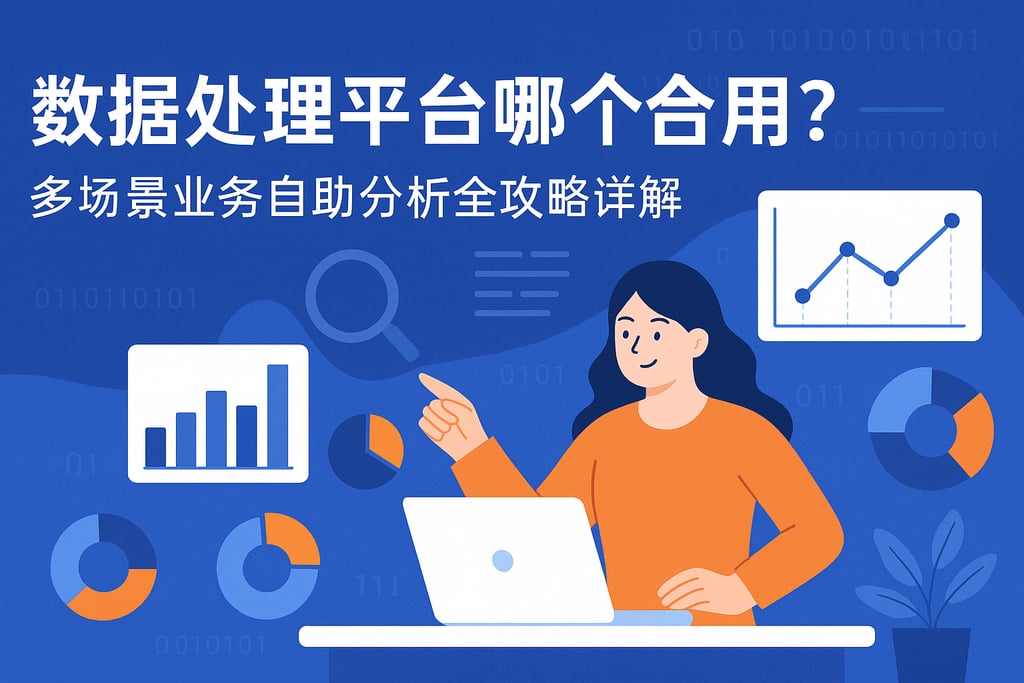 数据处理平台哪个好用？多场景业务自助分析全攻略详解