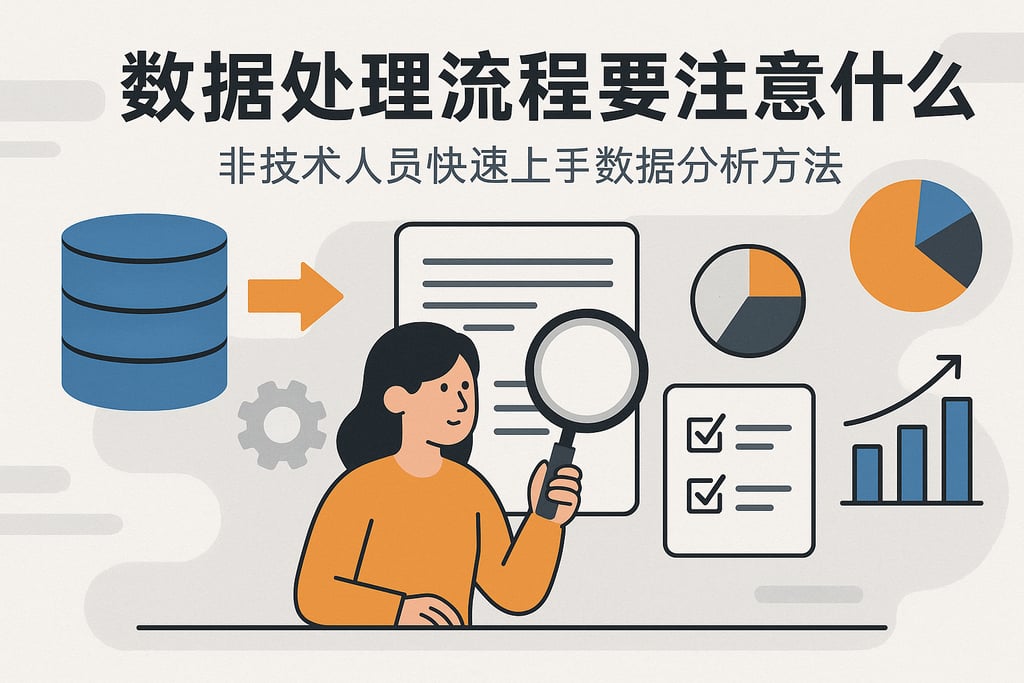 数据处理流程要注意什么？非技术人员快速上手数据分析方法