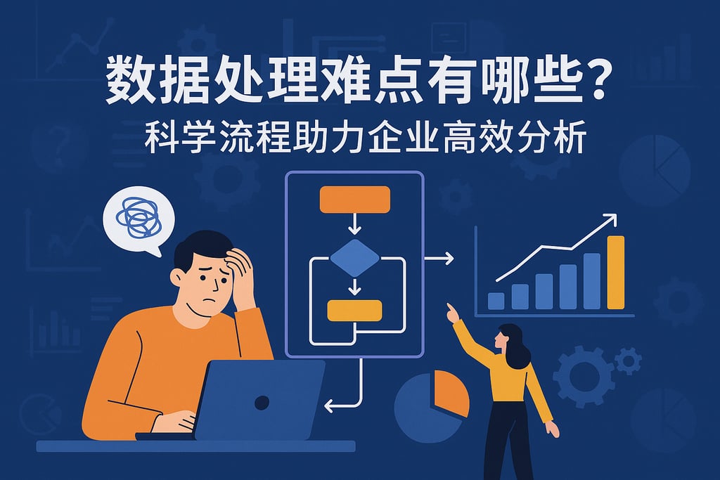 数据处理难点有哪些？科学流程助力企业高效分析