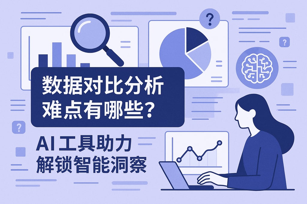 数据对比分析难点有哪些？AI工具助力解锁智能洞察