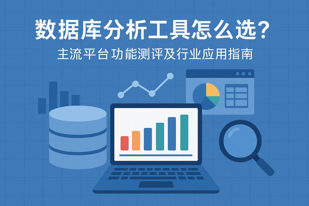 数据库分析工具怎么选？主流平台功能测评及行业应用指南。
