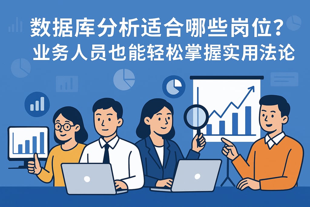 数据库分析适合哪些岗位？业务人员也能轻松掌握实用方法论。