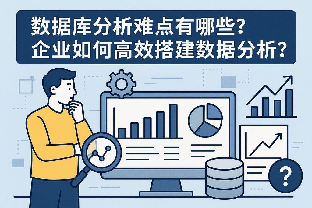 数据库分析难点有哪些？企业如何高效搭建数据分析体系？