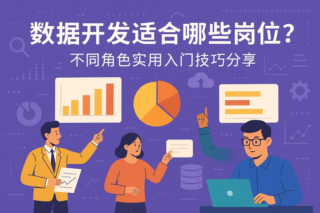 数据开发适合哪些岗位？不同角色实用入门技巧分享