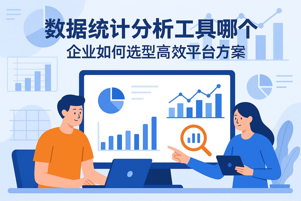 数据统计分析工具哪个好用？企业如何选型高效平台方案