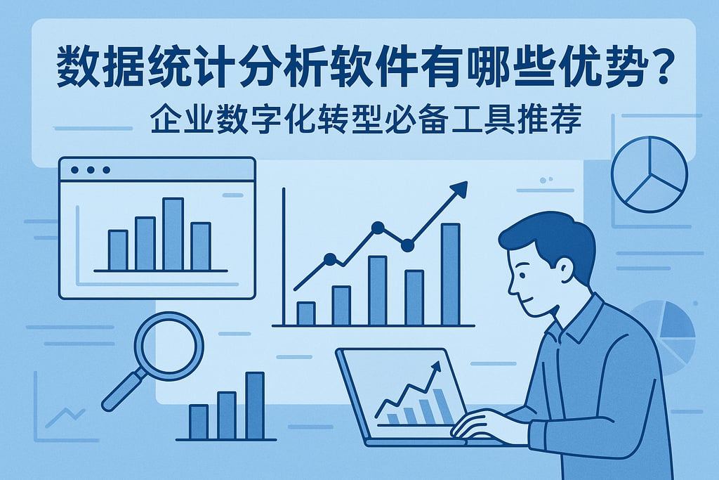 数据统计分析软件有哪些优势？企业数字化转型必备工具推荐
