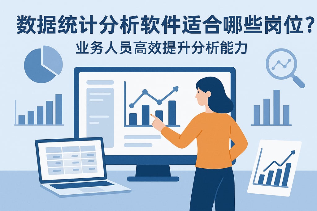数据统计分析软件适合哪些岗位？业务人员高效提升分析能力