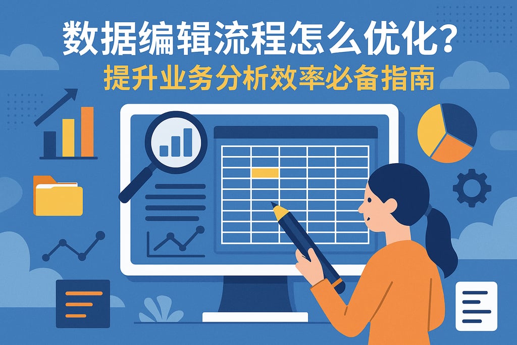 数据编辑流程怎么优化？提升业务分析效率必备指南