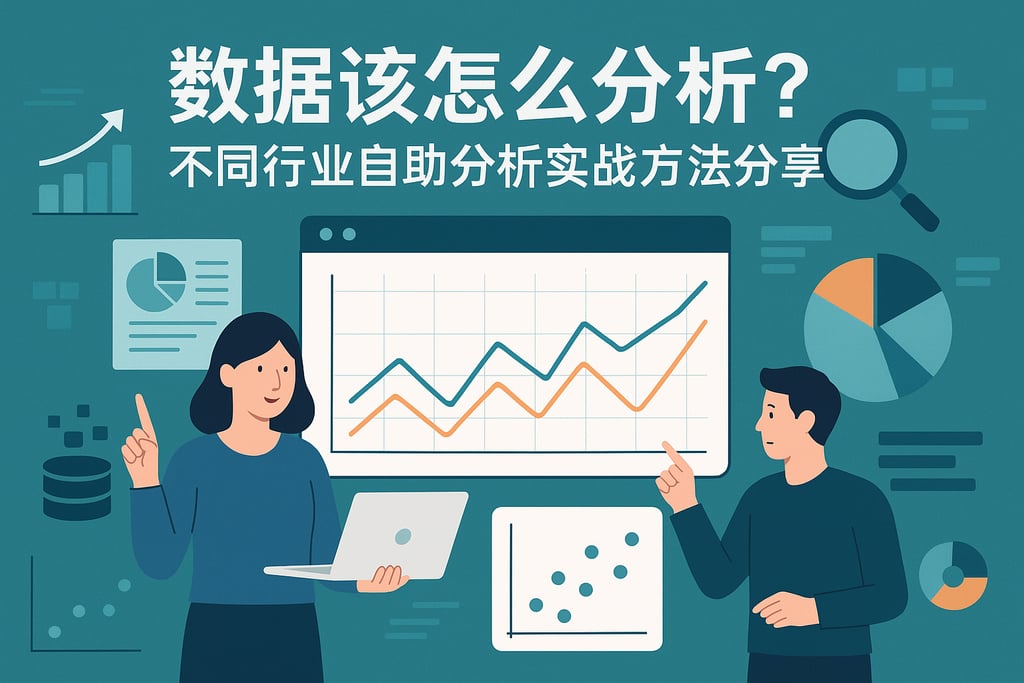 数据该怎么分析？不同行业自助分析实战方法分享