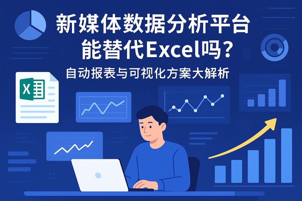 新媒体数据分析平台能替代Excel吗？自动报表与可视化方案大解析