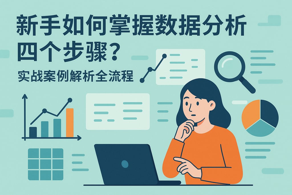 新手如何掌握数据分析四个步骤？实战案例解析全流程