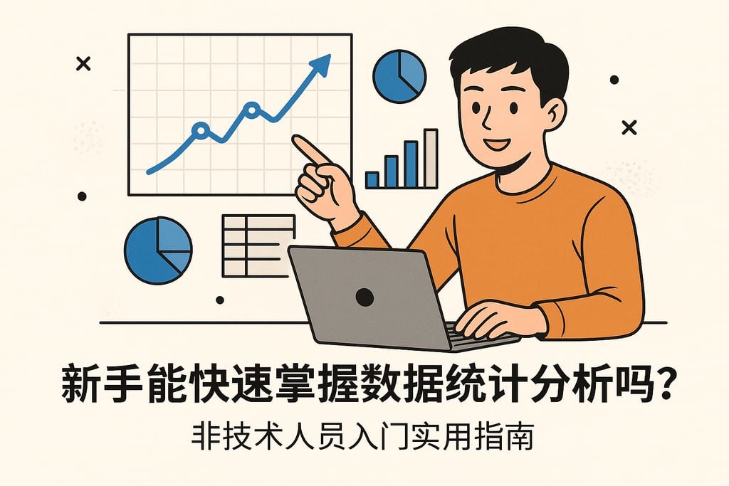 新手能快速掌握数据统计分析吗？非技术人员入门实用指南