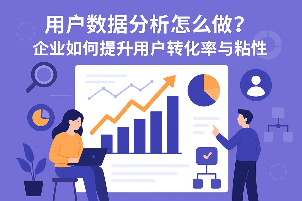 用户数据分析怎么做？企业如何提升用户转化率与粘性？