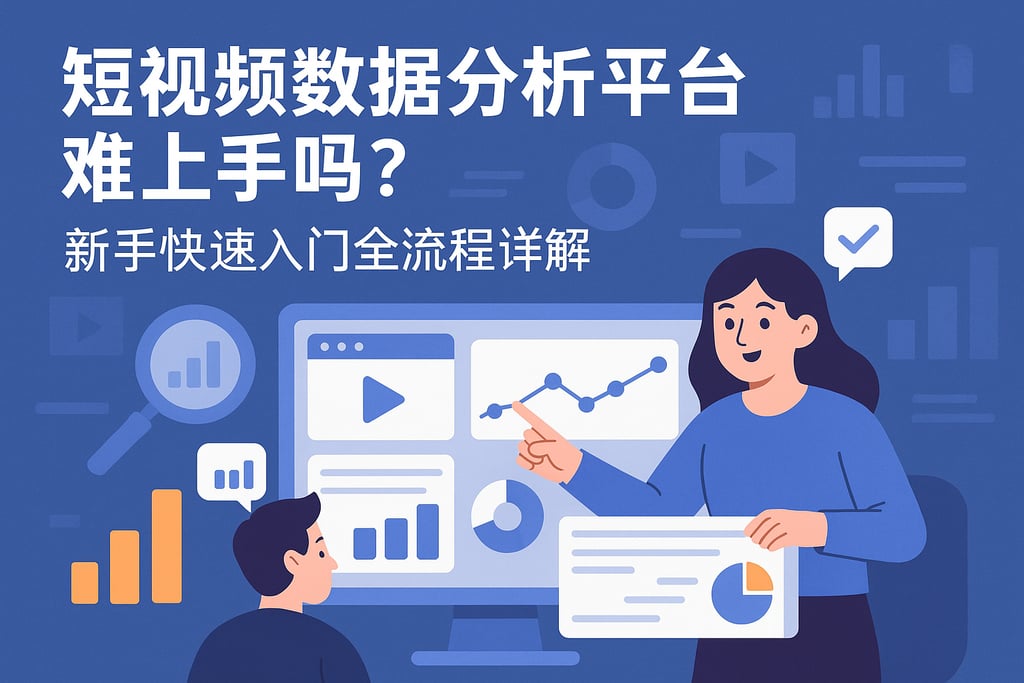 短视频数据分析平台难上手吗？新手快速入门全流程详解
