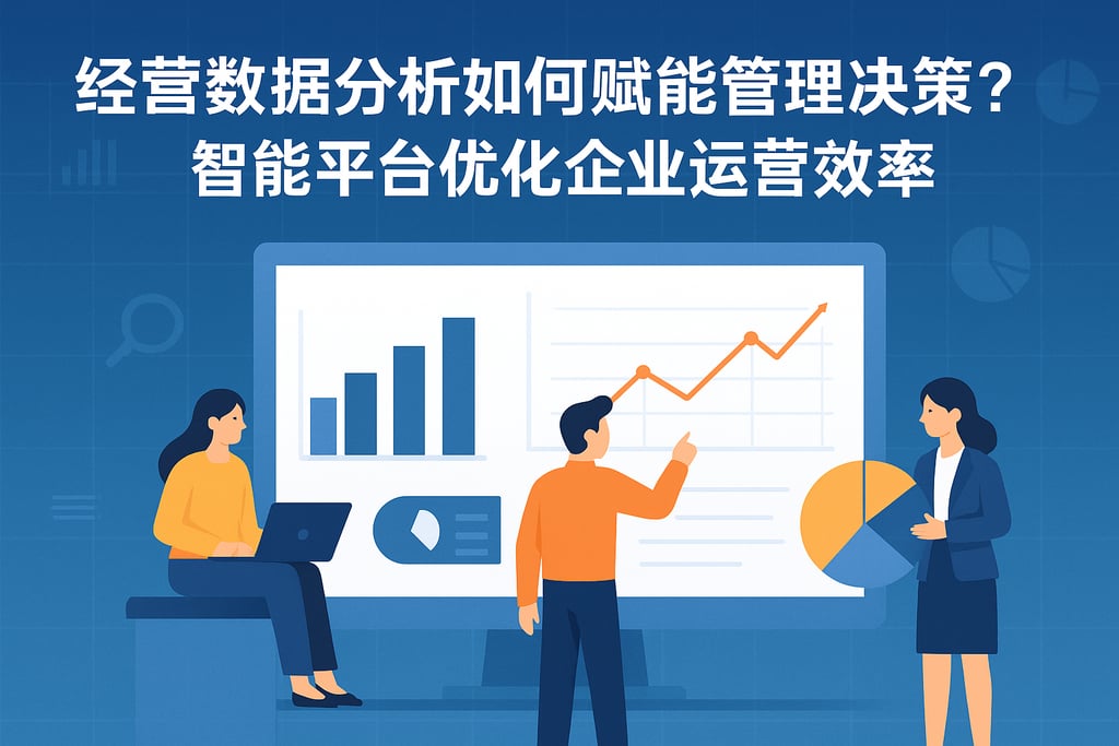 经营数据分析如何赋能管理决策？智能平台优化企业运营效率