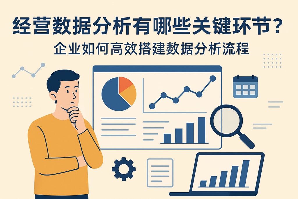 经营数据分析有哪些关键环节？企业如何高效搭建数据分析流程