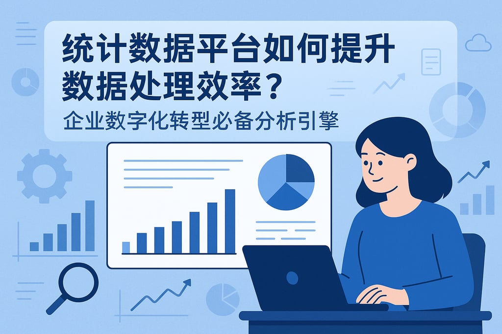 统计数据平台如何提升数据处理效率？企业数字化转型必备分析引擎