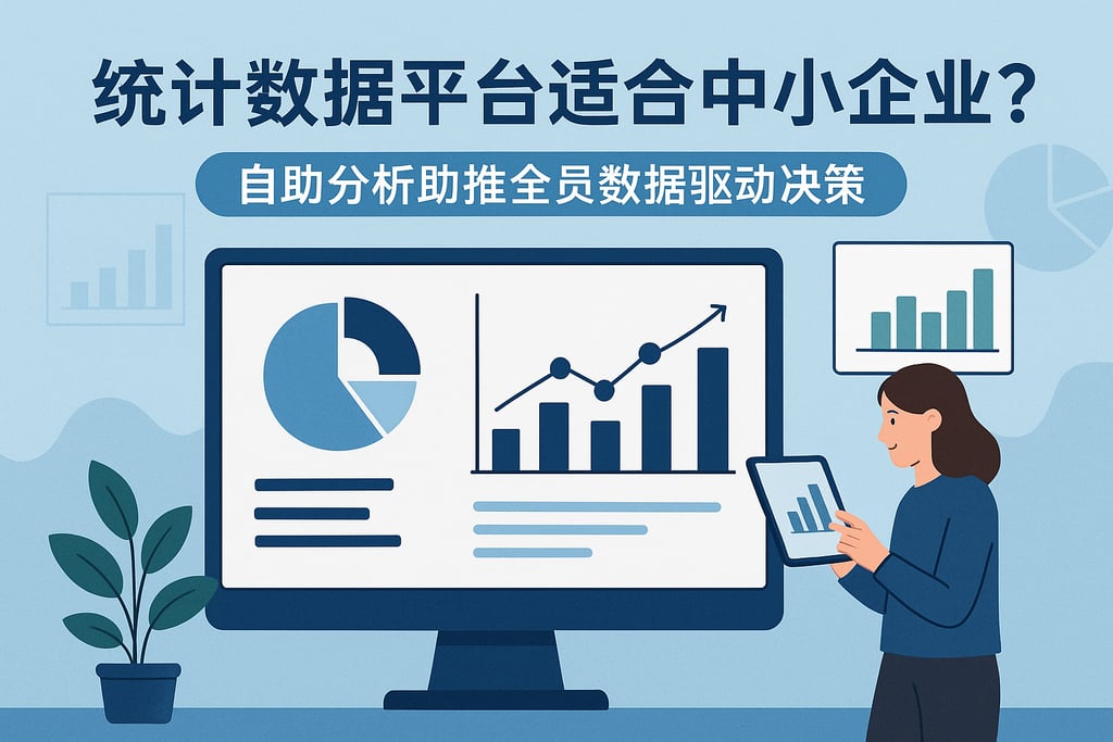 统计数据平台是否适合中小企业？自助分析助推全员数据驱动决策