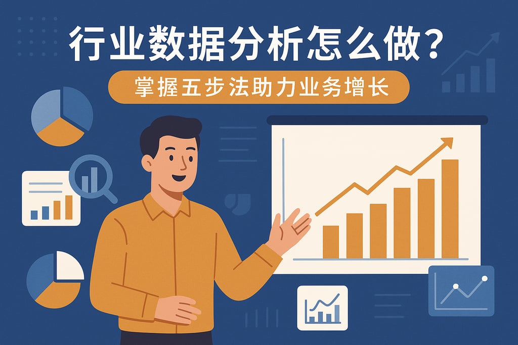行业数据分析怎么做？掌握五步法助力业务增长