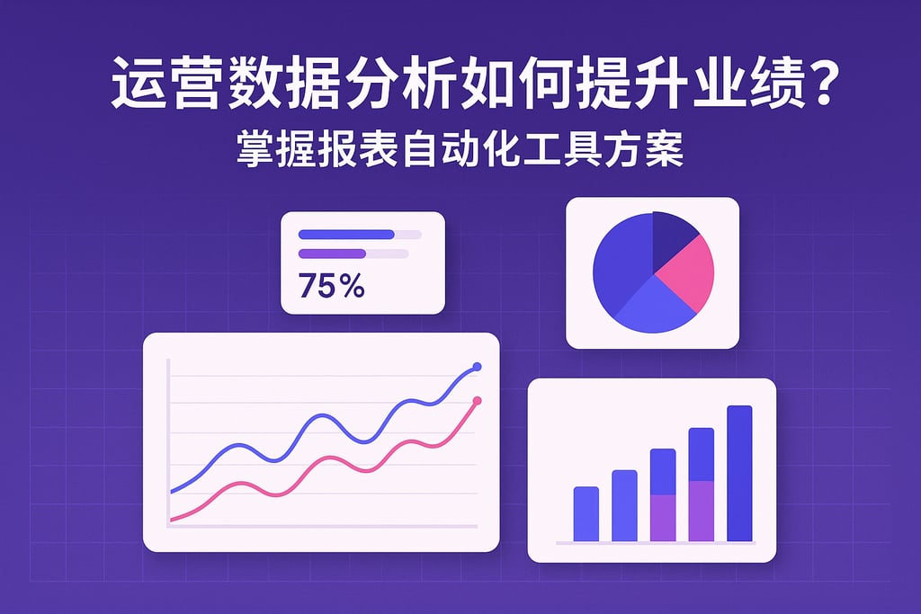运营数据分析如何提升业绩？掌握报表自动化工具方案