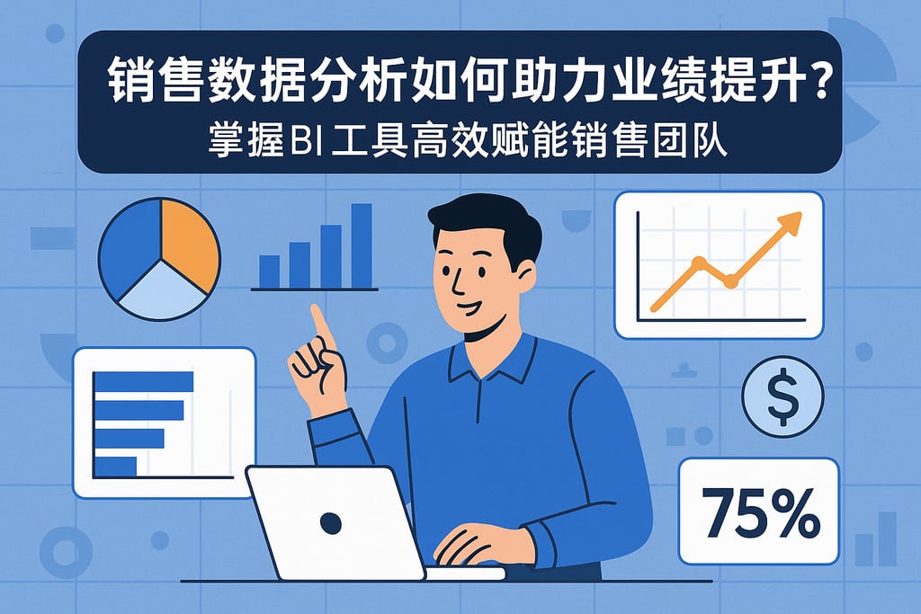 销售数据分析如何助力业绩提升？掌握BI工具高效赋能销售团队