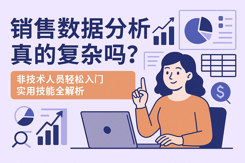 销售数据分析真的复杂吗？非技术人员轻松入门实用技能全解析