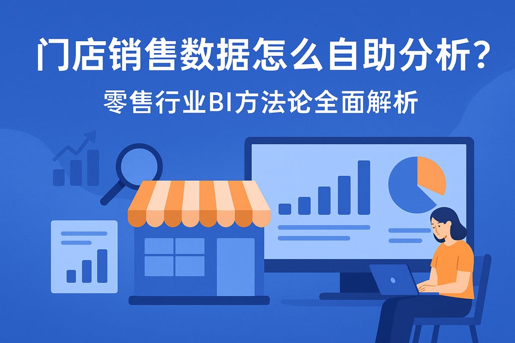 门店销售数据怎么自助分析？零售行业BI方法论全面解析