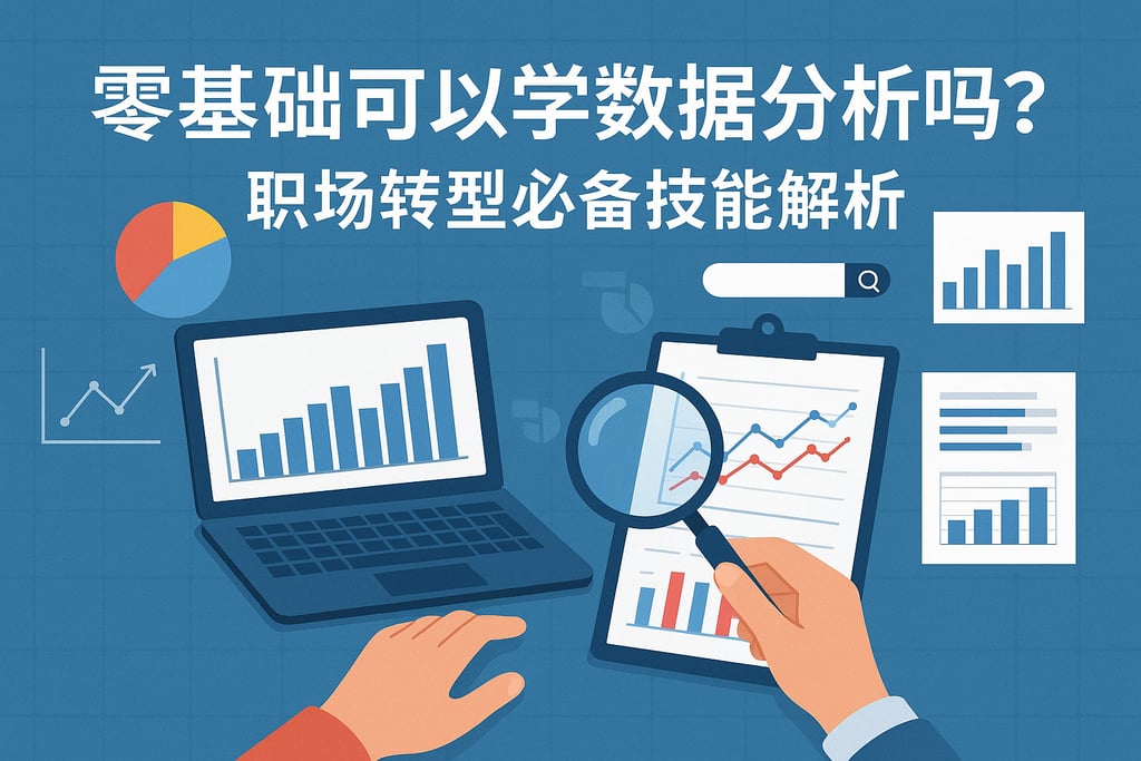 零基础可以学数据分析吗？职场转型必备技能解析