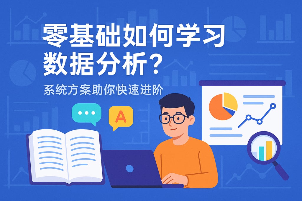 零基础如何学习数据分析？系统方案助你快速进阶