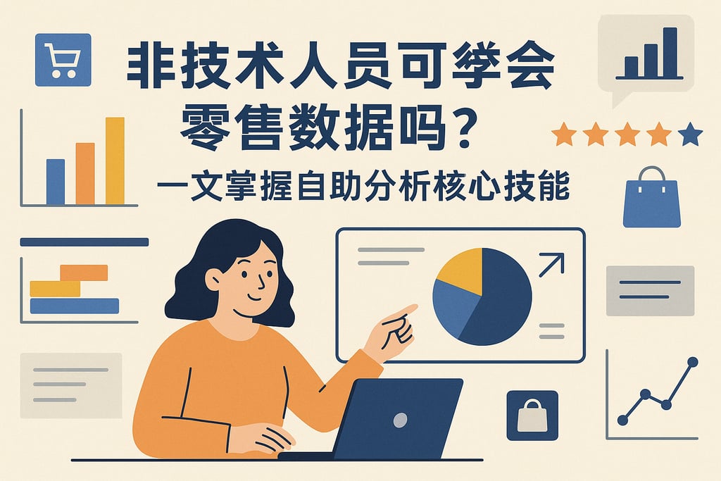 非技术人员能学会零售数据吗？一文掌握自助分析核心技能