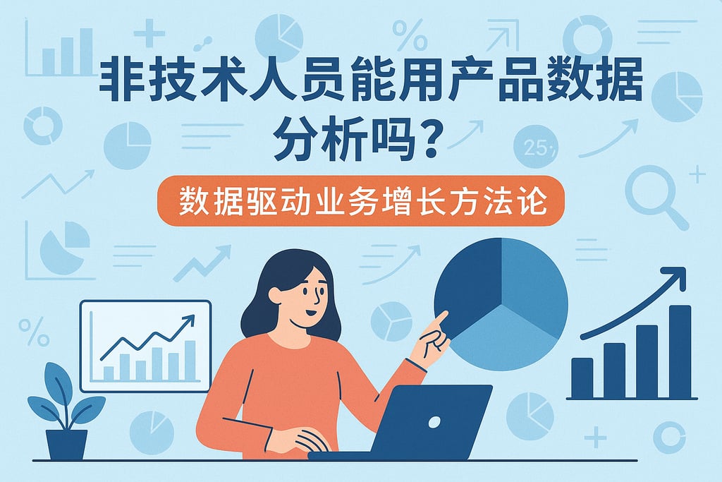 非技术人员能用产品数据分析吗？数据驱动业务增长方法论