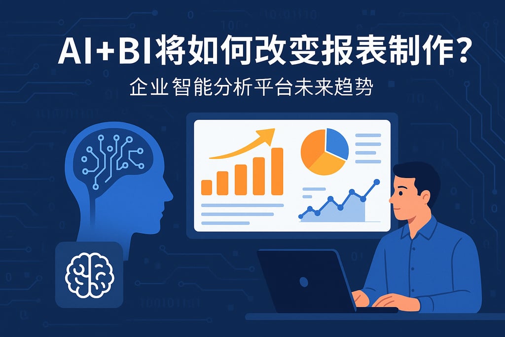 AI+BI将如何改变报表制作？企业智能分析平台未来趋势。