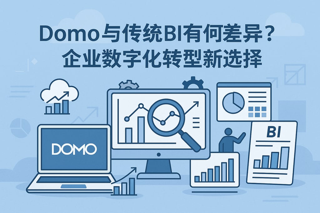 Domo和传统BI有何差异？企业数字化转型新选择