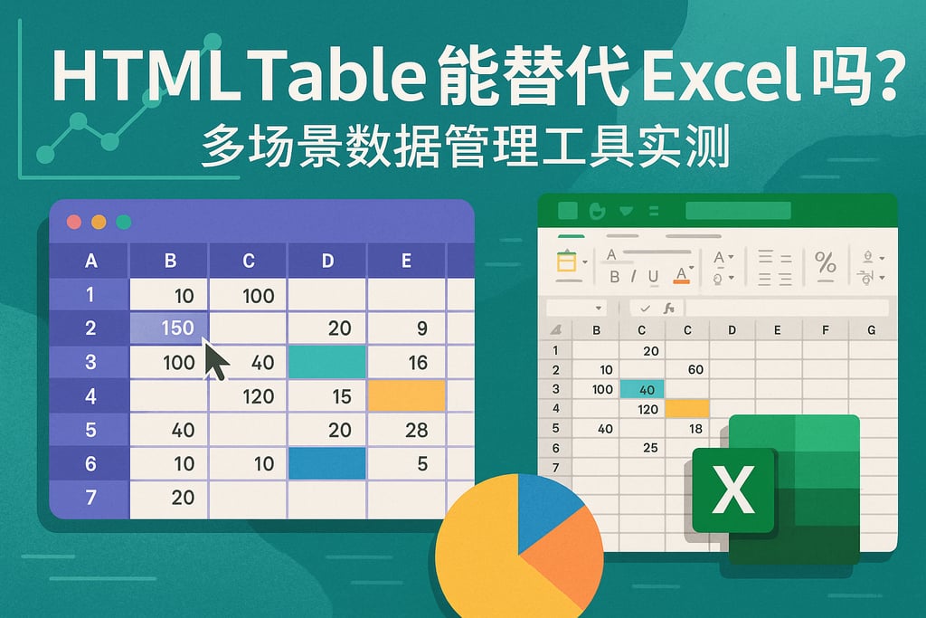 HTMLTable能替代Excel吗？多场景数据管理工具实测