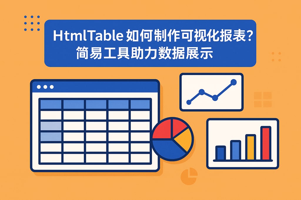 HtmlTable如何制作可视化报表？简易工具助力数据展示