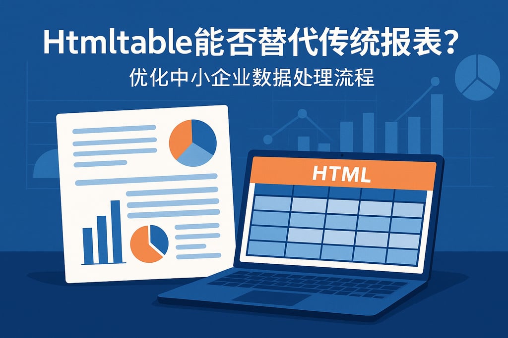 Htmltable能否替代传统报表？优化中小企业数据处理流程