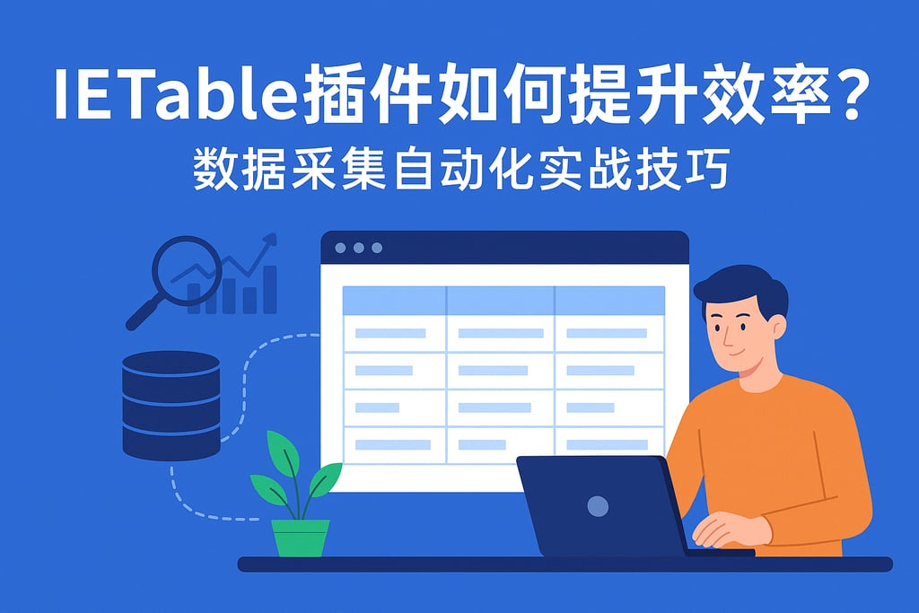 IETable插件如何提升效率？数据采集自动化实战技巧