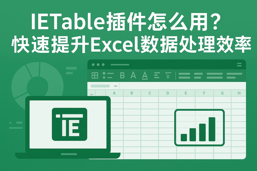 IETable插件怎么用？快速提升Excel数据处理效率