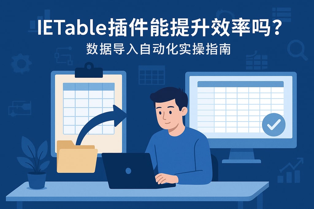 IETable插件能提升效率吗？数据导入自动化实操指南